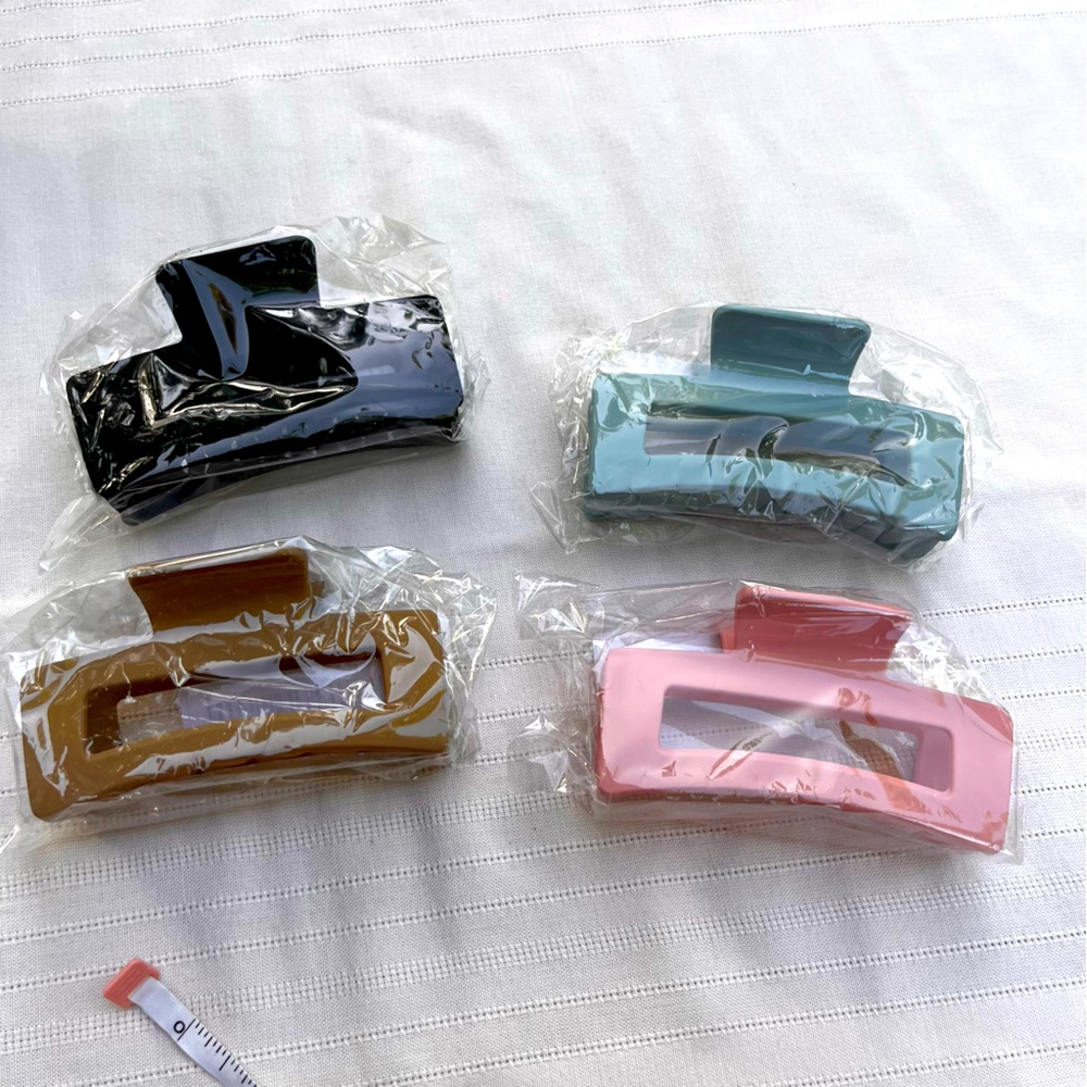 4 New XL Hair Clips